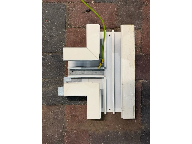 9x t-stuk kabelgoot, t-aftakking met deksel, wit, circa 33 x 25 cm | aftakstuk - afbeelding 1 van  4