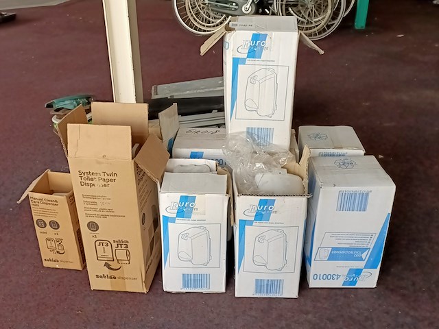 9x toiletrol dispenser, euro products - afbeelding 1 van  5