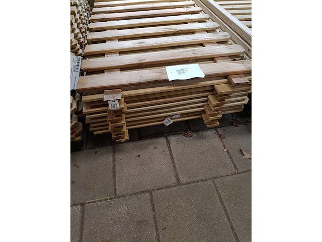 9x tuinhek grenen - afbeelding 2 van  3