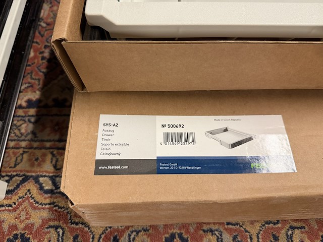 9x uittreklade festool, sys-az - afbeelding 8 van  9