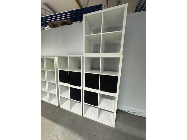 9x vakkenkast ikea, wit - afbeelding 2 van  3