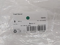 9x valbeveiliging set, edelrid, fast saver air vario, red-oasis (163) - afbeelding 4 van  5