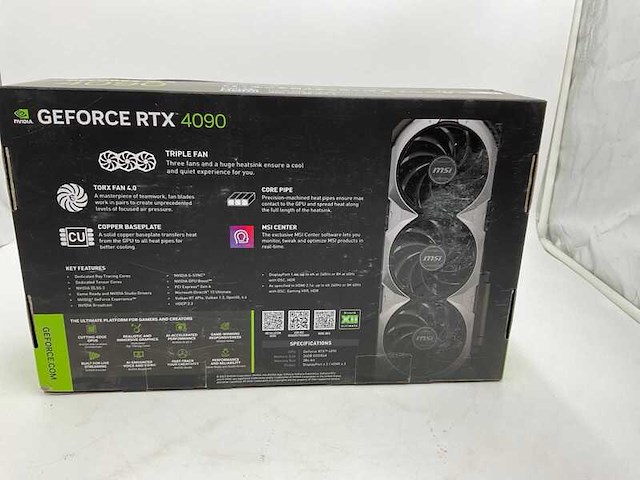 9x videokaart, asus, msi, gigabyte, geforce rtx 4090 - afbeelding 47 van  67