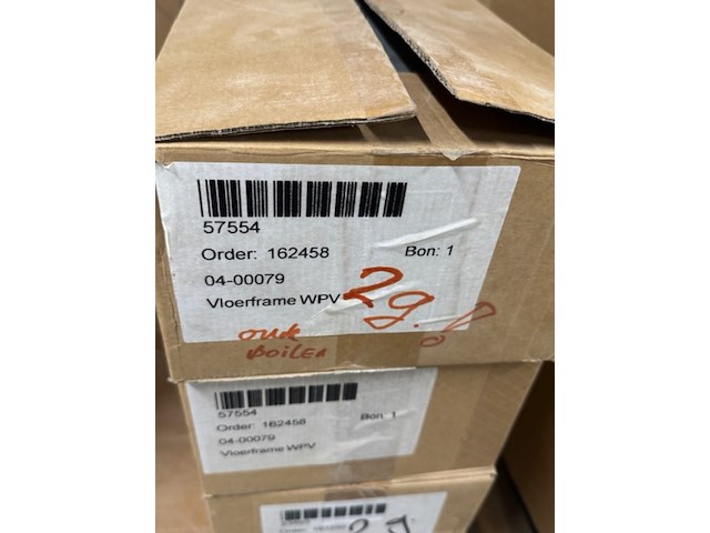 9x vloerframe en 1x muurframe staand - afbeelding 4 van  6