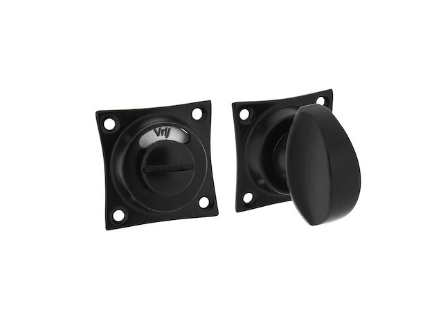 (9x) vrij / bezet slot - zwart - 37x37 mm - afbeelding 1 van  1