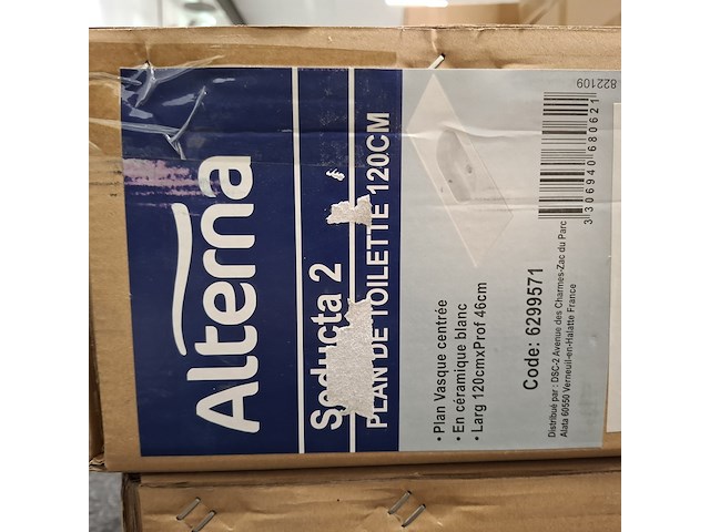 9x wastafel, alterna, wit - afbeelding 2 van  4
