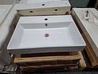 9x wastafel sanindusa, novelda plus, wit - afbeelding 2 van  8