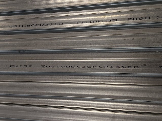 9x zwaluwstaartplaat lewis, bouwjaar 2023 - afbeelding 8 van  11