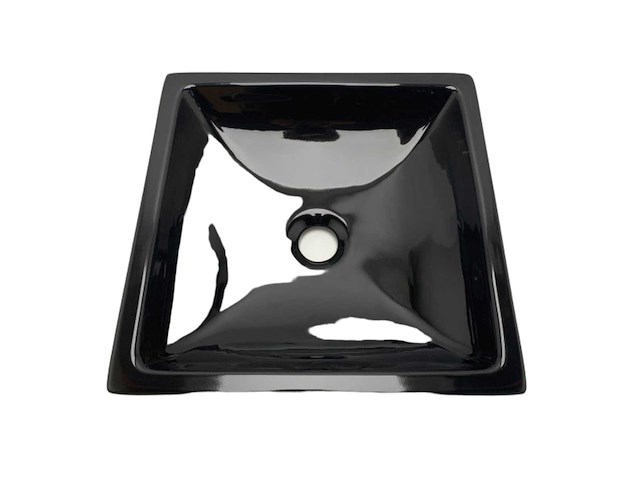 A and t italia basin b-286118 elegant square countertop washbasin - afbeelding 1 van  5