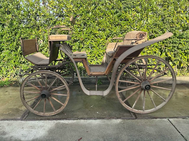 A. buschmann wagenfabrik roxel a/weser paarden koets - afbeelding 12 van  24