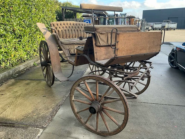 A. buschmann wagenfabrik roxel a/weser paarden koets - afbeelding 5 van  24