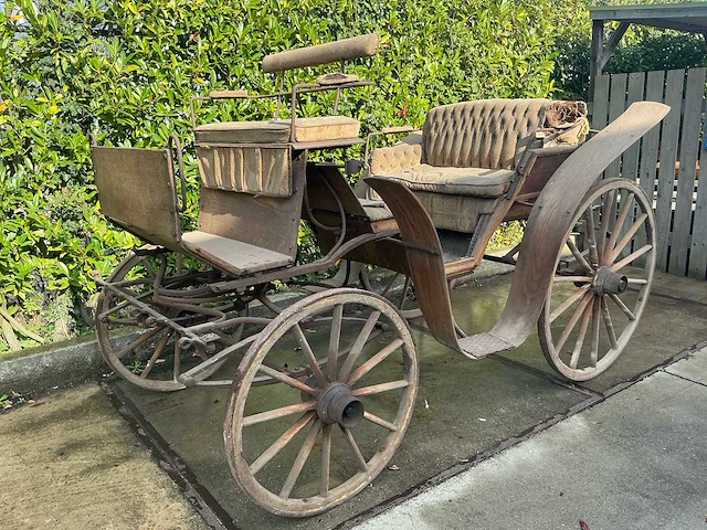 A. buschmann wagenfabrik roxel a/weser paarden koets - afbeelding 1 van  24
