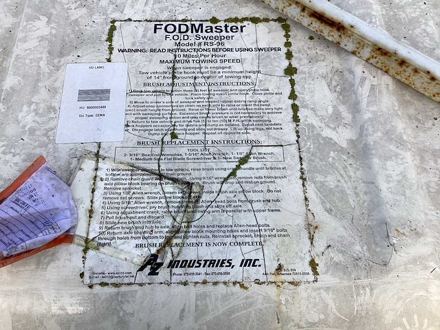 A-z industries rs-96 vloerreiniger - afbeelding 3 van  7