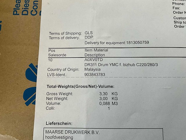 A0xv0td drum (3x) - afbeelding 3 van  3