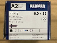 A2 bimetaal zelftappende plaatschroeven rp-t2 6,0x38 mm (200000x)