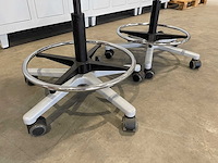 A2s furnishing systems - sz - verrijdbare in hoogte verstelbare werkplaats/tekenkamer stoel (2x) - afbeelding 3 van  4