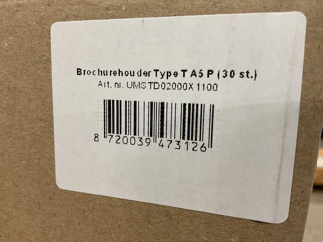A5 (148x210mm) brochurehouder (130x) - afbeelding 2 van  2