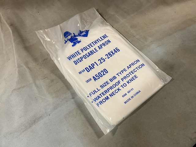 A5020 disposable apron (1200x) - afbeelding 1 van  3