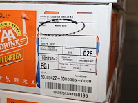 Aa-drink high energy. 81 dozen a 24 stuks op pallet. 1944 flesjes a 0,33 cl. tht 4-26. bod is inclusief 29... - afbeelding 3 van  4