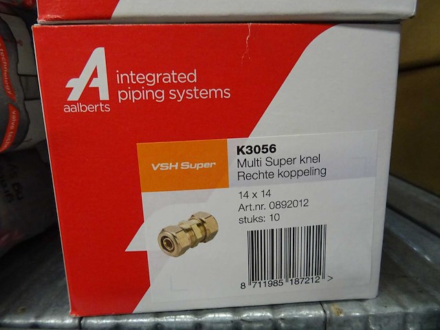 Aalberts - vsh super - k3056 - koppeling (52x) - afbeelding 1 van  1