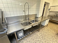 Aan- en afvoertafel met spoelbak - afbeelding 2 van  6