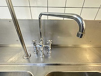 Aan- en afvoertafel met spoelbak - afbeelding 3 van  6