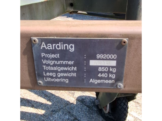Aanahangwagen, aarding, 99200 - afbeelding 4 van  17
