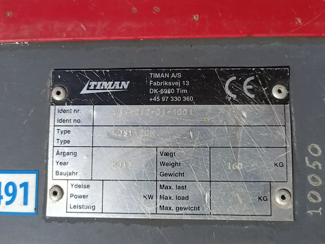 Aanbouw veegborstel, timan, kost120h, 2013 - afbeelding 9 van  9