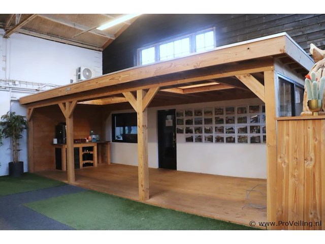 Aanbouw veranda (douglas) - 810x330x258cm - afbeelding 3 van  29