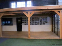 Aanbouw veranda (douglas) - 810x330x258cm - afbeelding 4 van  29