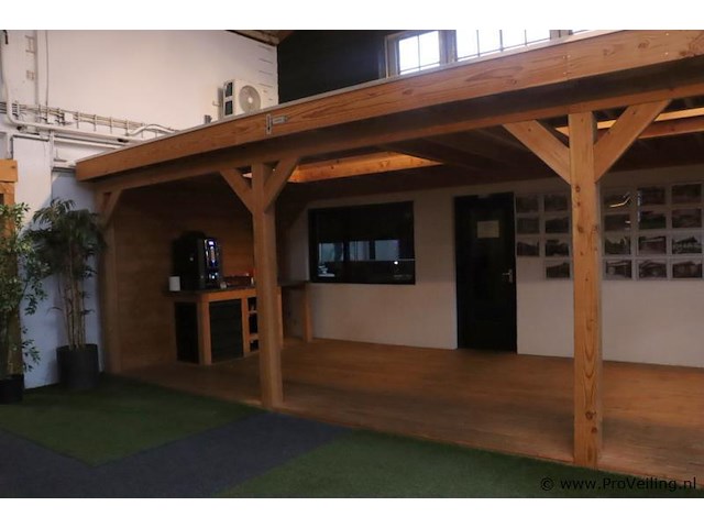 Aanbouw veranda (douglas) - 810x330x258cm - afbeelding 5 van  29