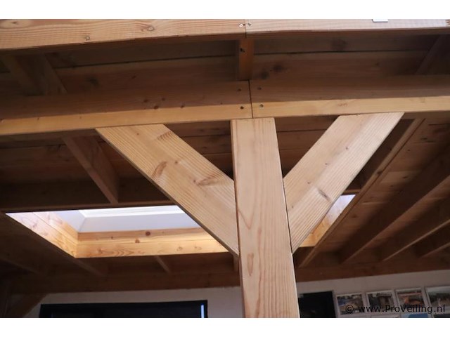 Aanbouw veranda (douglas) - 810x330x258cm - afbeelding 14 van  29