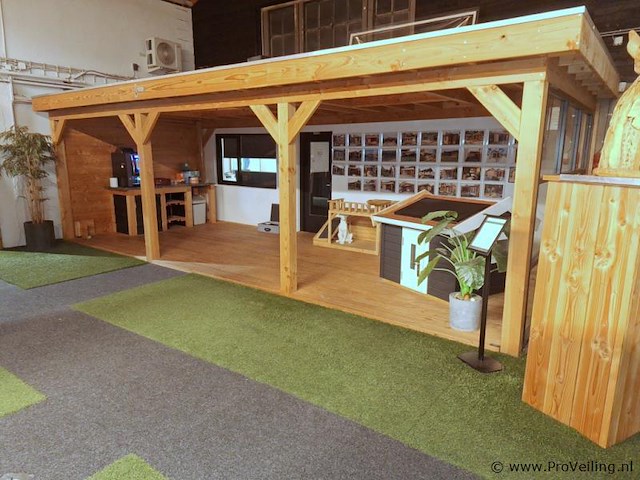 Aanbouw veranda (douglas) - 830x330cm - afbeelding 1 van  10