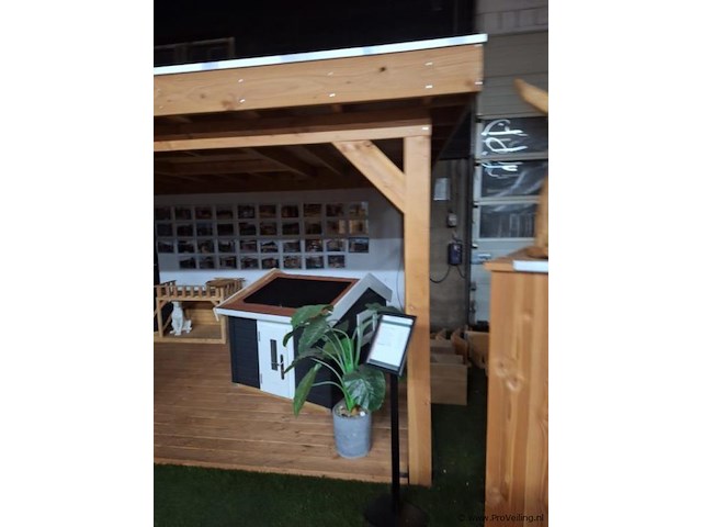 Aanbouw veranda (douglas) - 830x330cm - afbeelding 2 van  10