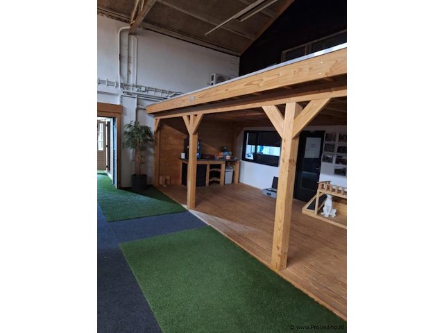 Aanbouw veranda (douglas) - 830x330cm - afbeelding 4 van  10