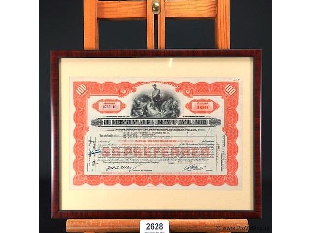 Aandeel the international nickel company of canada limited (1931) - afbeelding 1 van  5