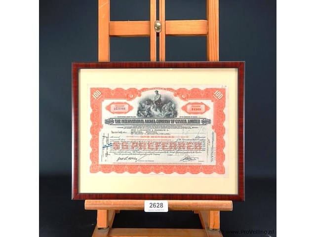 Aandeel the international nickel company of canada limited (1931) - afbeelding 2 van  5