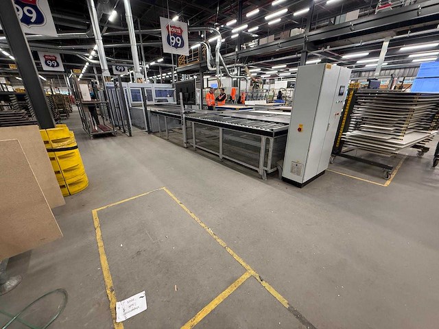 Aangedreven platenrollerbaan met geïntegreerde transferwagen v.v. sensoren en regelsystemen - afbeelding 12 van  12