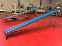Aangedreven rvs opvoerband - afbeelding 1 van  5