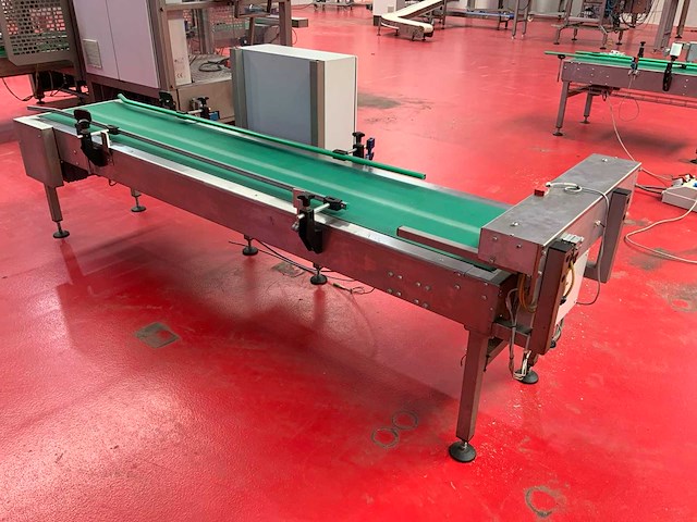 Aangedreven rvs transportband - afbeelding 2 van  6