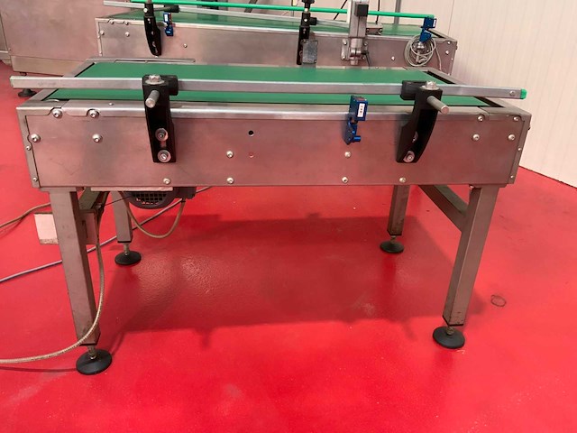 Aangedreven rvs transportband - afbeelding 2 van  5