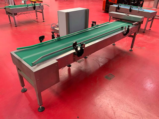 Aangedreven rvs transportband - afbeelding 1 van  6