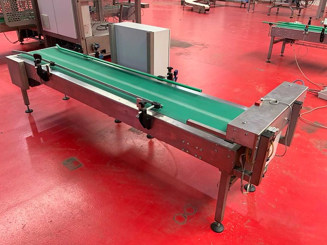 Aangedreven rvs transportband - afbeelding 3 van  6