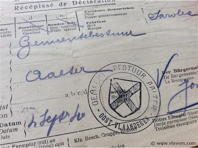Aangifte bewijs 1040 - afbeelding 2 van  2