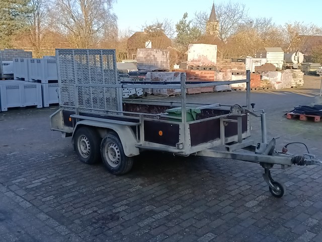 Aanhanger, geho, gh7400 met oprij klep, 2003 - afbeelding 10 van  15