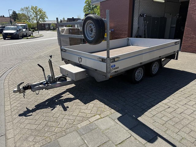 Aanhanger henra pl27(b) met kenteken 20-wx-xs. datum 1e toelating 17-12-2020. aanhanger is v.v. 2 oprijplaten - afbeelding 6 van  11