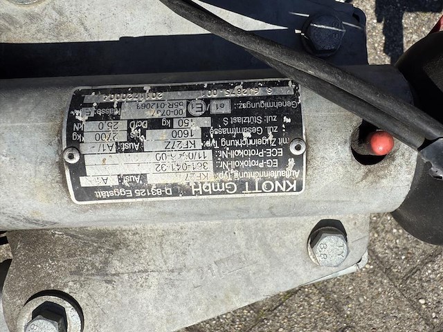 Aanhanger henra pl27(b) met kenteken 20-wx-xs. datum 1e toelating 17-12-2020. aanhanger is v.v. 2 oprijplaten - afbeelding 11 van  11