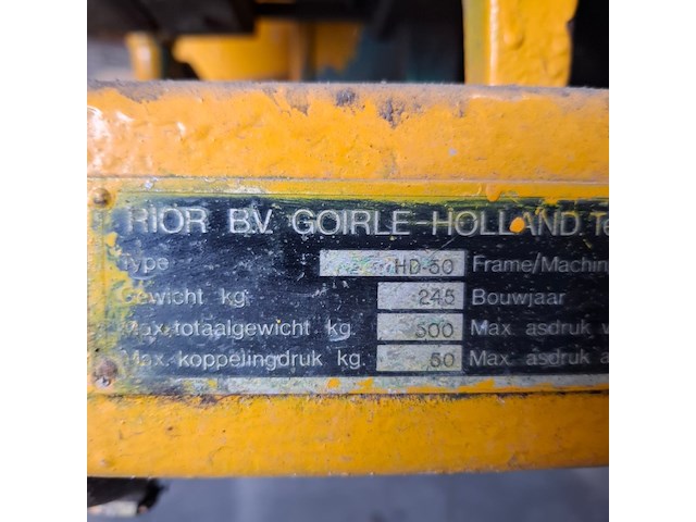 Aanhanger hogedrukreiniger rior, hd50, bouwjaar 1979 - afbeelding 21 van  21