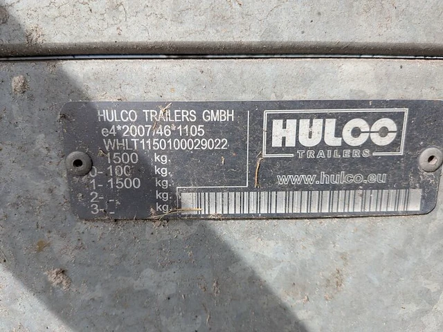 Aanhanger, hulco, terrax-1, 2021 - afbeelding 6 van  22