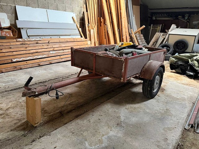 Aanhanger inclusief onderdelen citroën 2cv eend - aanhanger - afbeelding 1 van  6